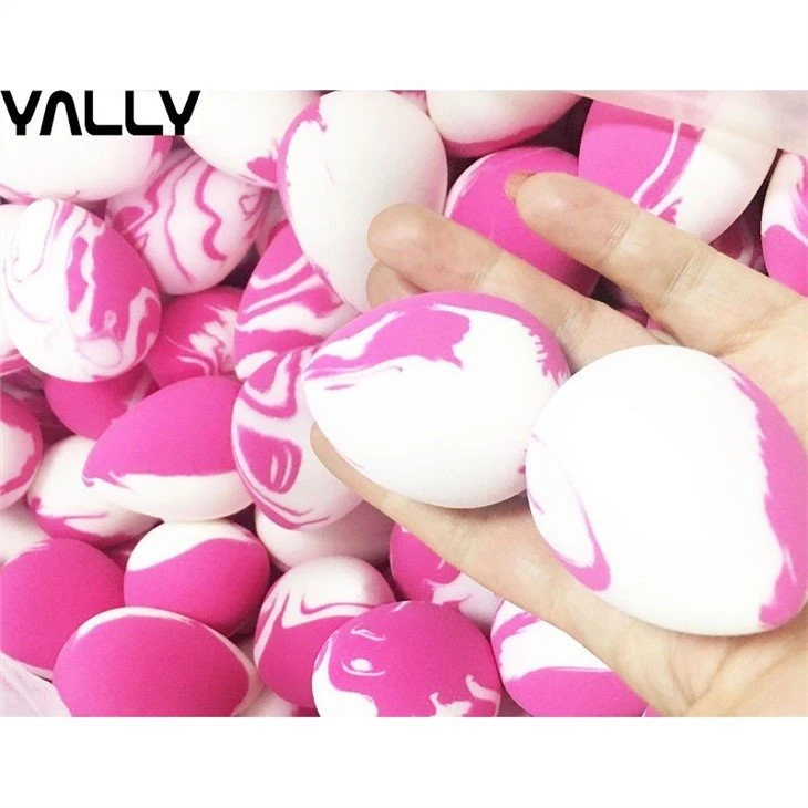 marble pink makeup sponge blender (1)(001)